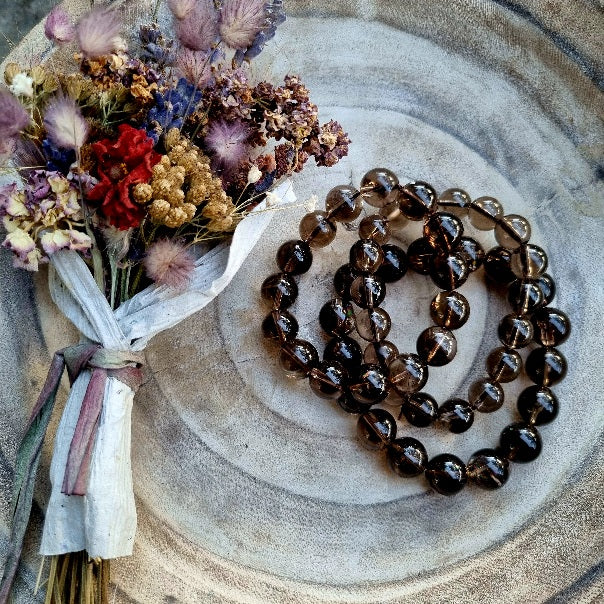 Smokey Quartz braclets