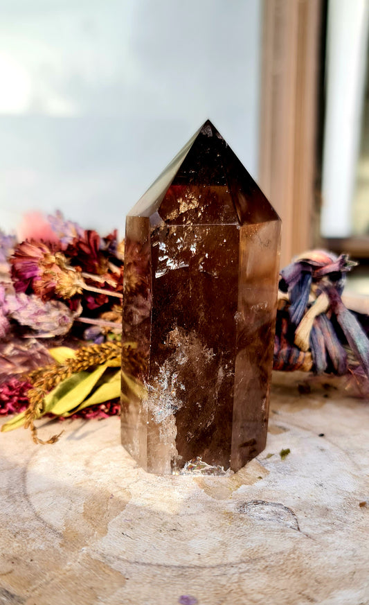 Smokey quartz point