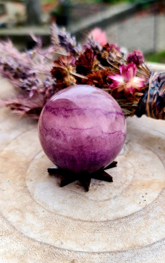 Fluorite sphere