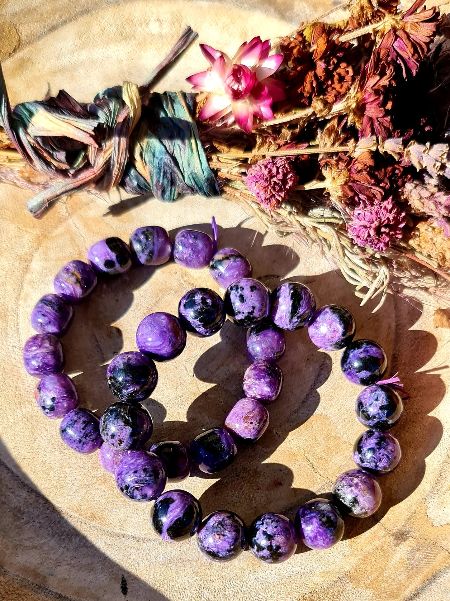 Charoite bracelet