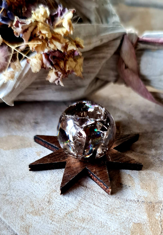 Smokey quartz mini sphere 🌈🌈