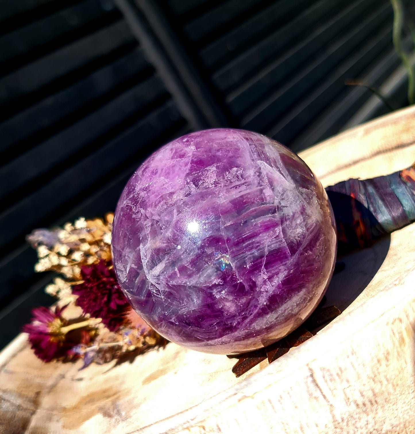 Fluorite sphere